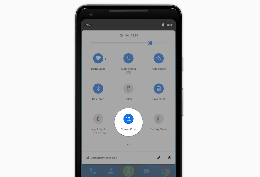 تطبيق Screen Crop الجديد لاقتصاص أي جزء من الشاشة مباشرة من الإعدادات السريعة