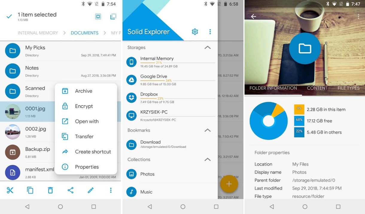 مدير الملفات Solid Explorer يعمل الآن مع Scoped Storage على أندرويد Q