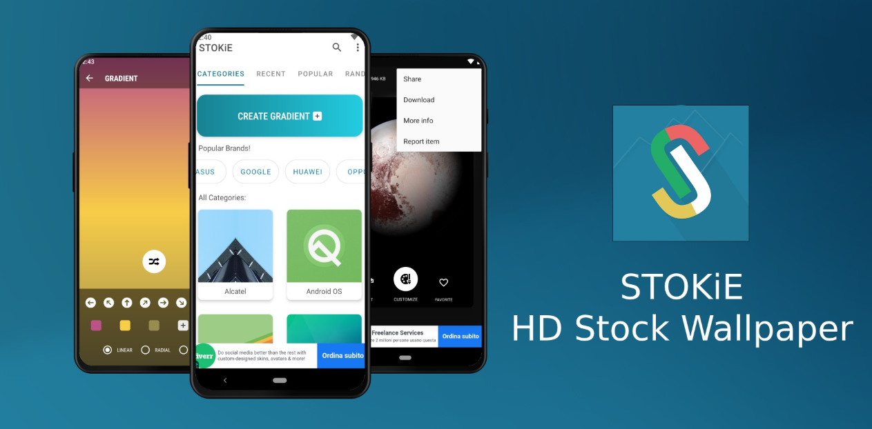 يُقدّم تطبيق STOKiE الجديد مجموعة كبيرة من خلفيات "أندرويد ستوك" وبدقة عالية