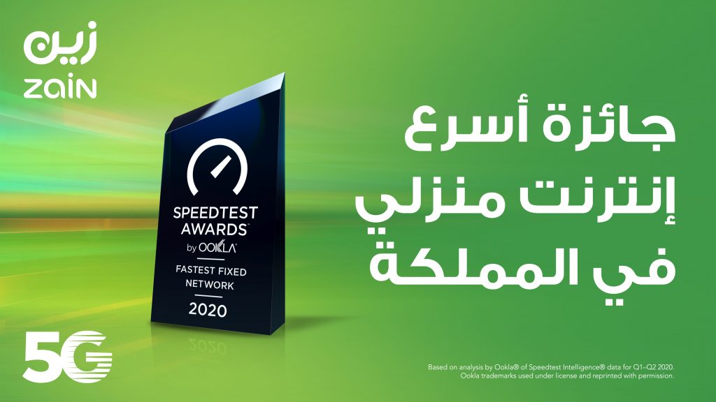 زين السعودية تتربع على قمة أسرع إنترنت منزلي في المملكة