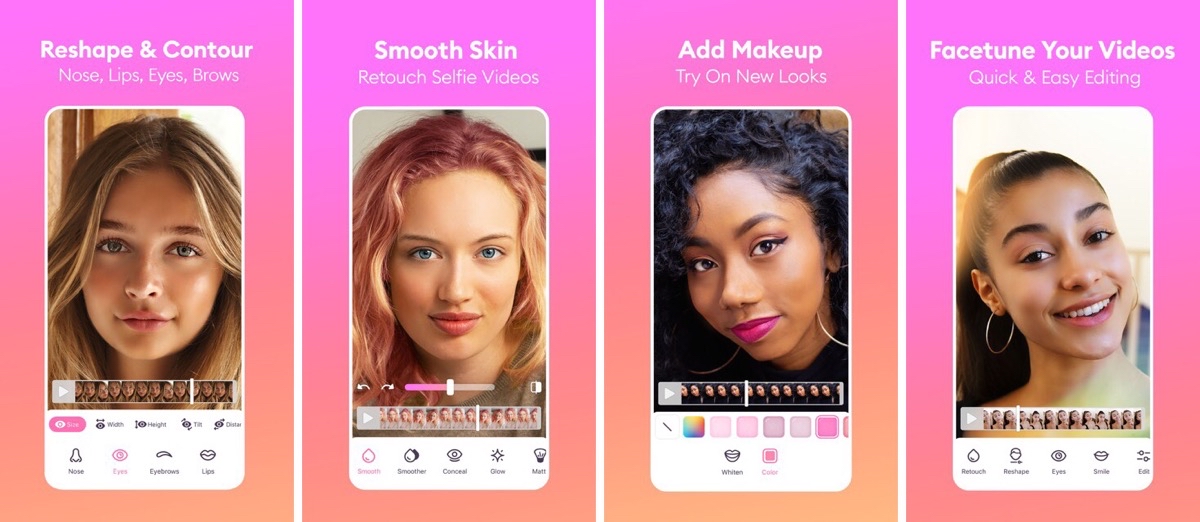 Facetune Video تطبيق جديد لتحسين فيديوهات السيلفي