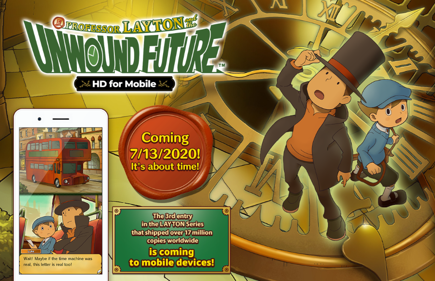 لعبة Professor Layton and the Unwound قادمة على أندرويد و iOS الاسبوع القادم